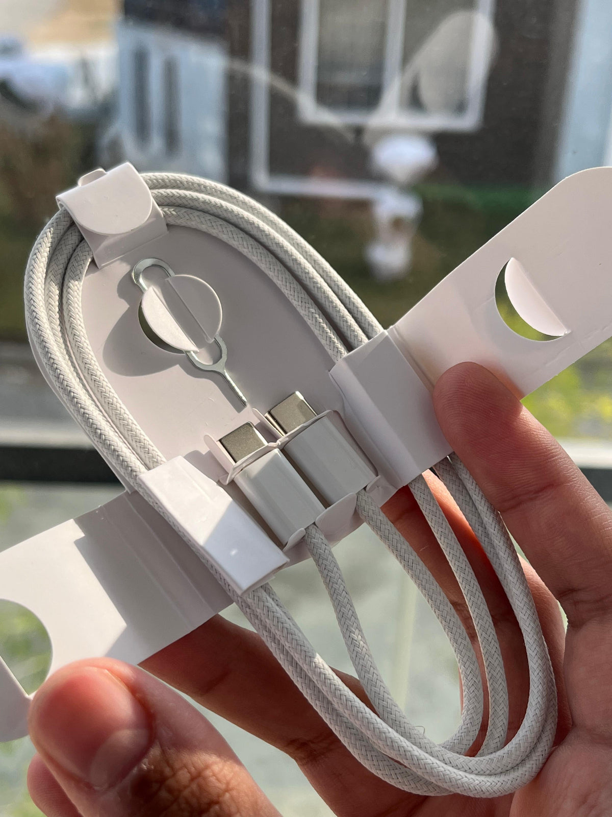 Braided USB-C to USB-C cable 1m – product image