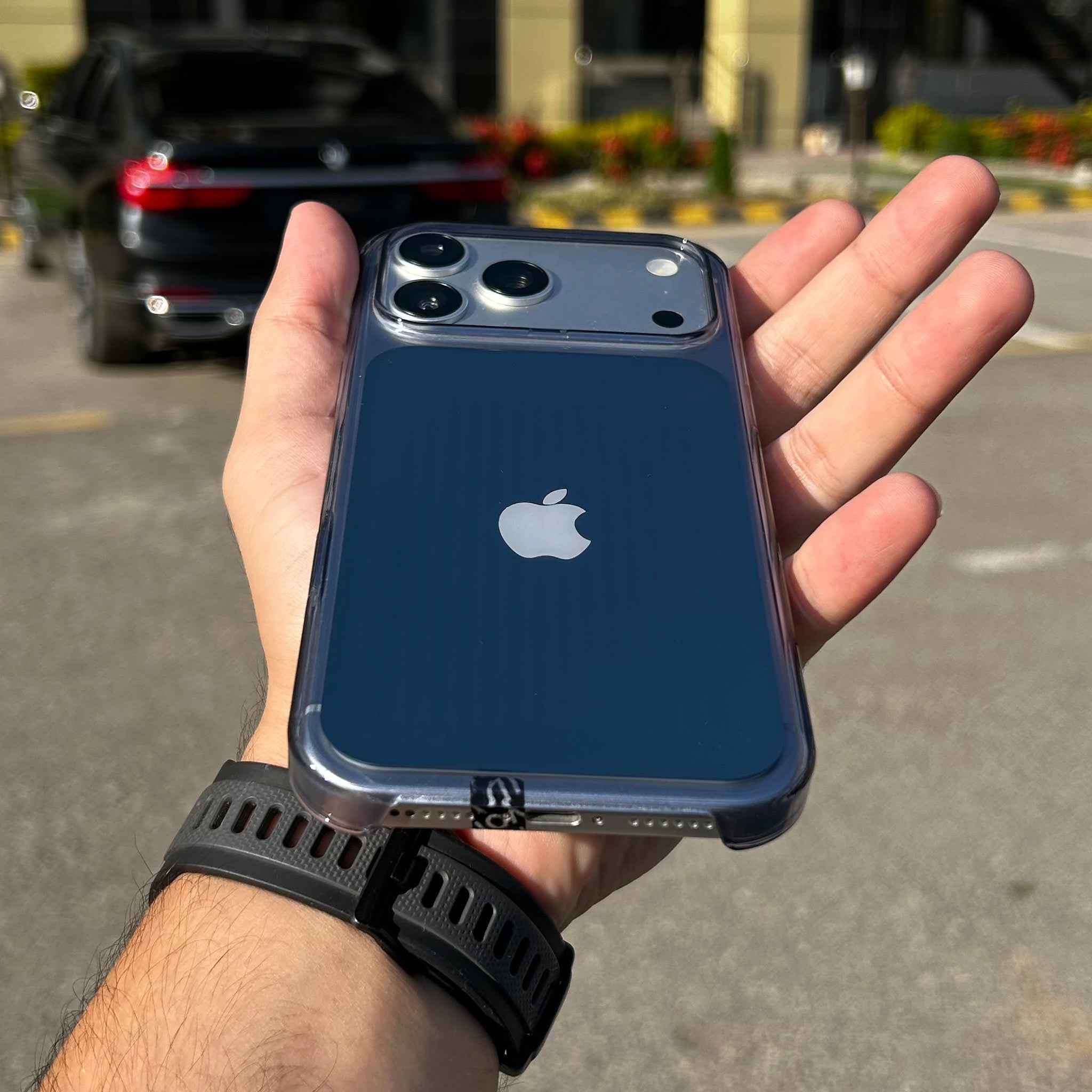 Apple Clear Case with MagSafe | Blue