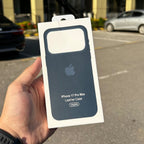 Apple Leather Case with MagSafe for iPhone