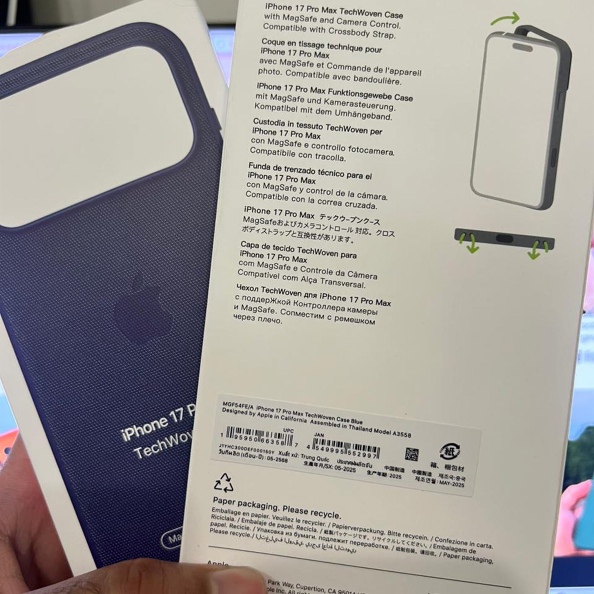 Apple TechWoven Case with Camera Control