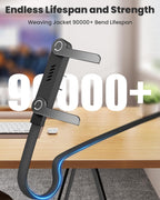 240W USB-C to USB-C cable with built-in phone stand – product image