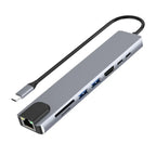 8-in-1 USB-C hub with HDMI SD and Gigabit Ethernet – product image