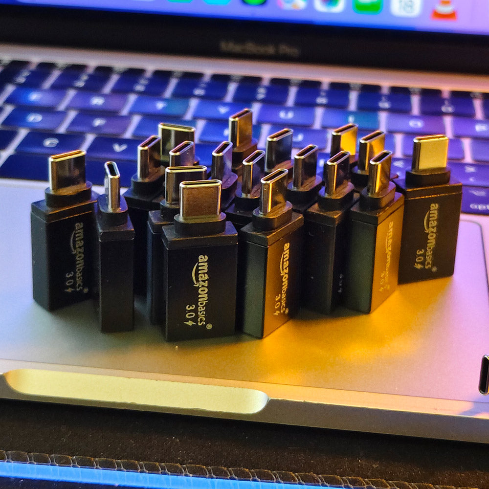 Amazon Basics USB 3.0 Type-C to Type-A adapter – product image