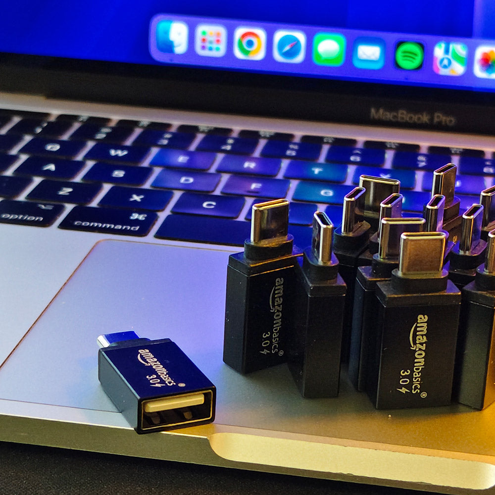 Amazon Basics USB 3.0 Type-C to Type-A adapter – product image