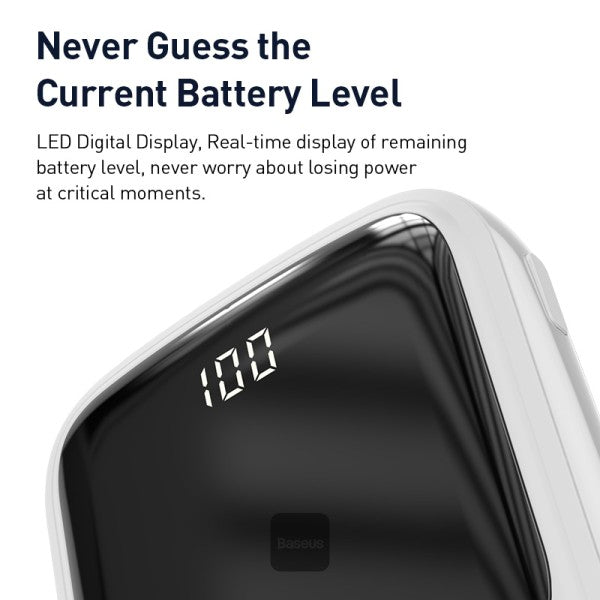 Baseus Qpow 10000mAh power bank – product image