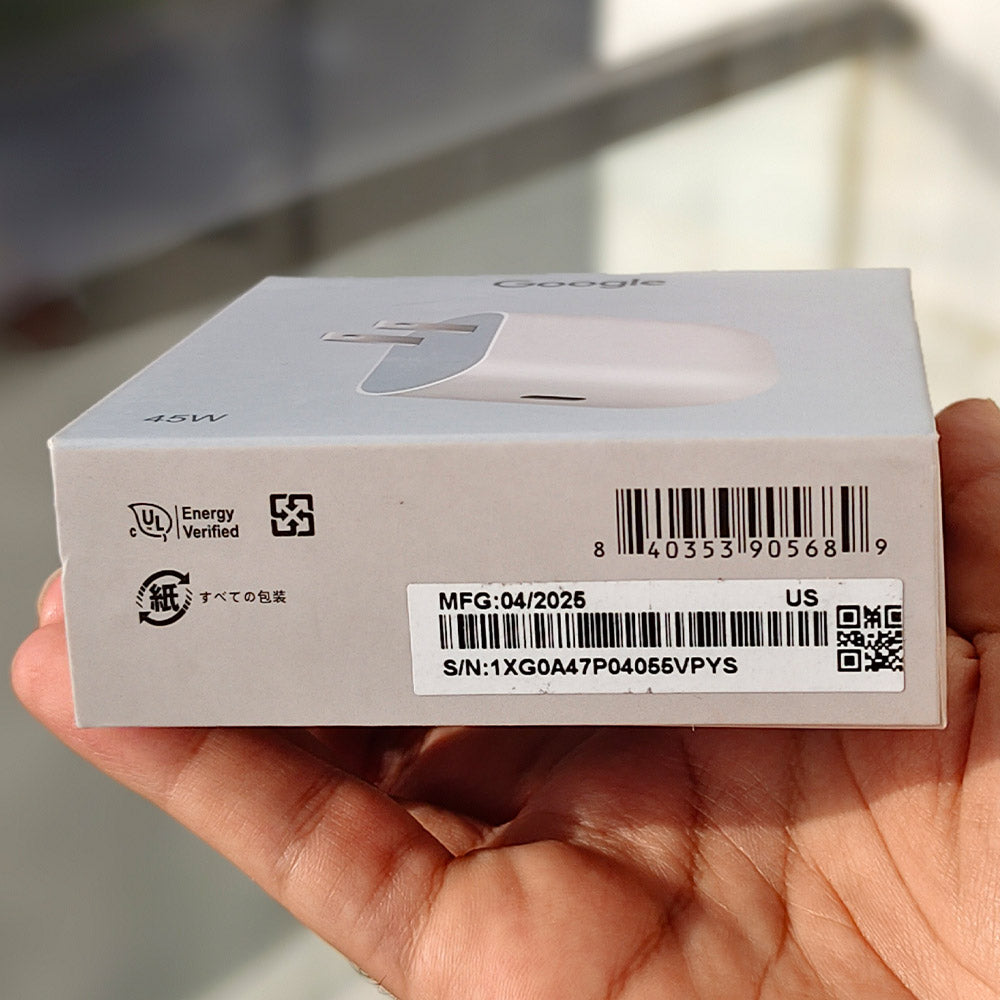 Google 45W USB-C charger EU version – product image