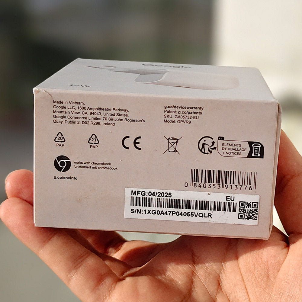 Google 45W USB-C charger US version – product image