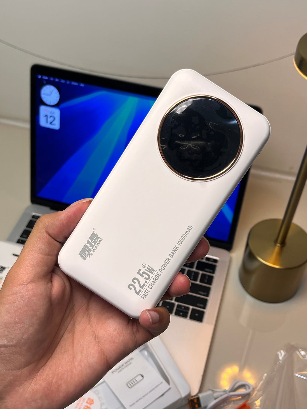 LEISE LS-R51E 10000mAh 22.5W power bank with built-in cables – product image