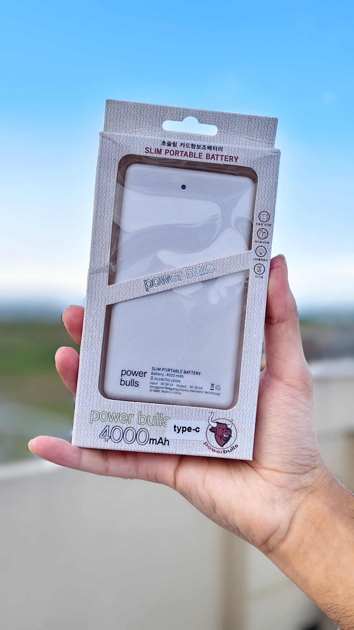 Ultra slim 3-in-1 power bank – product image
