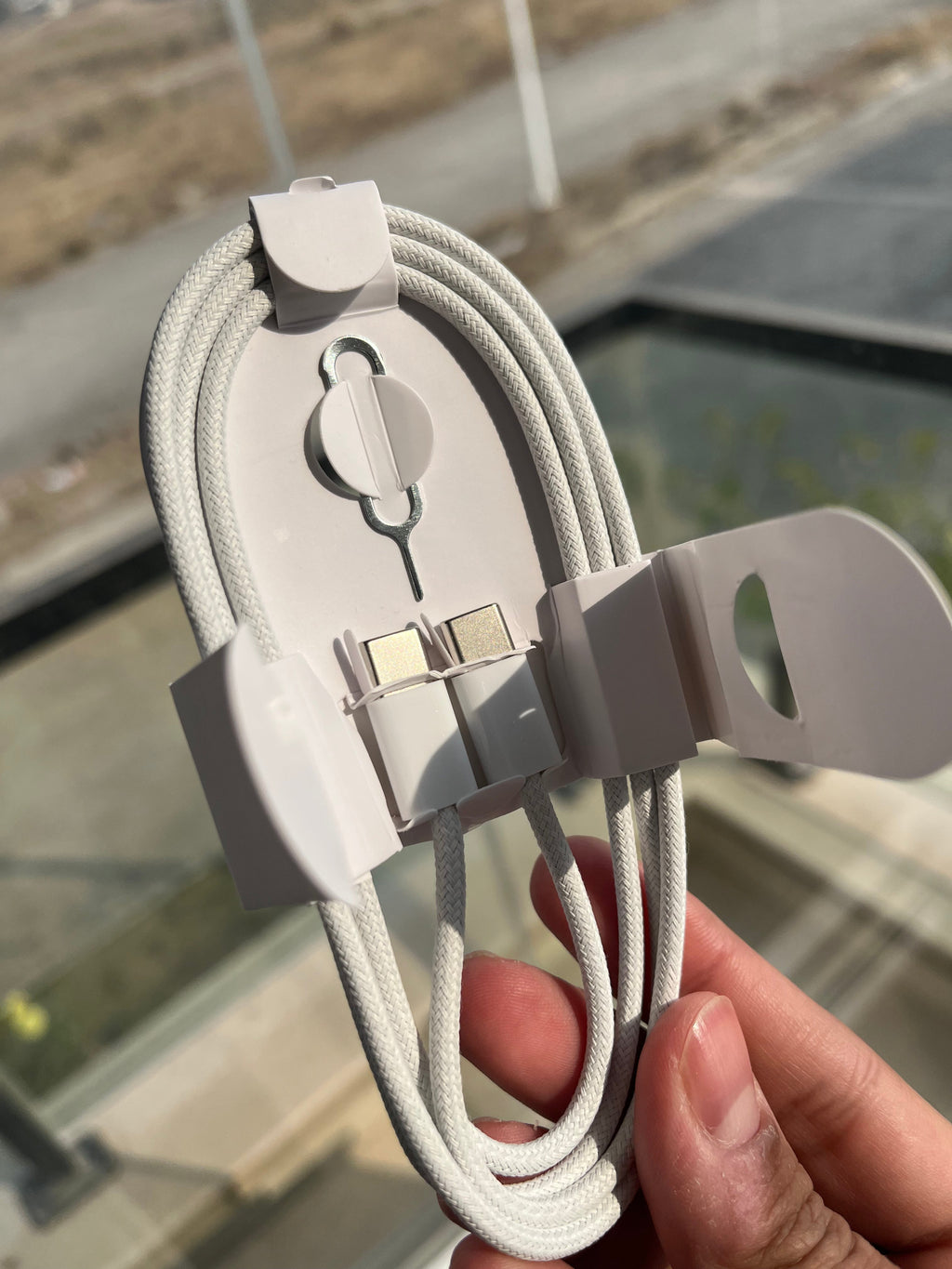 Braided USB-C to USB-C cable 1m – product image