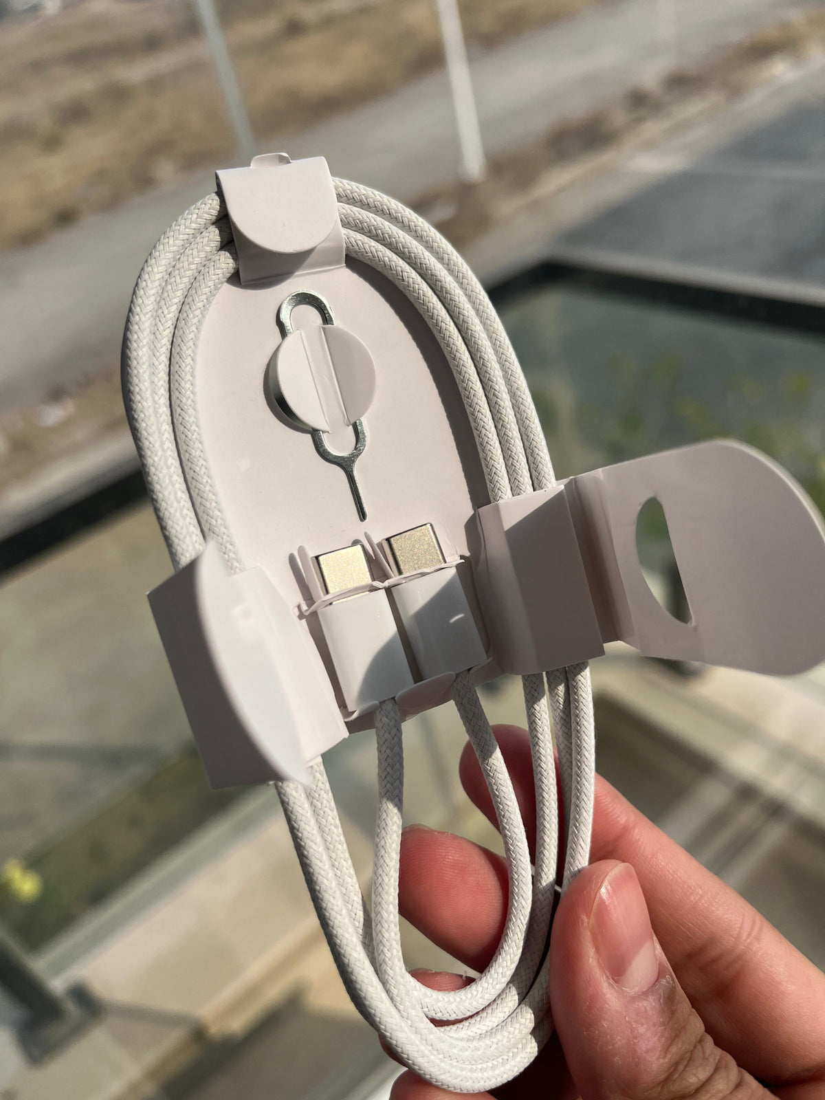 Braided USB-C to USB-C cable 1m – product image