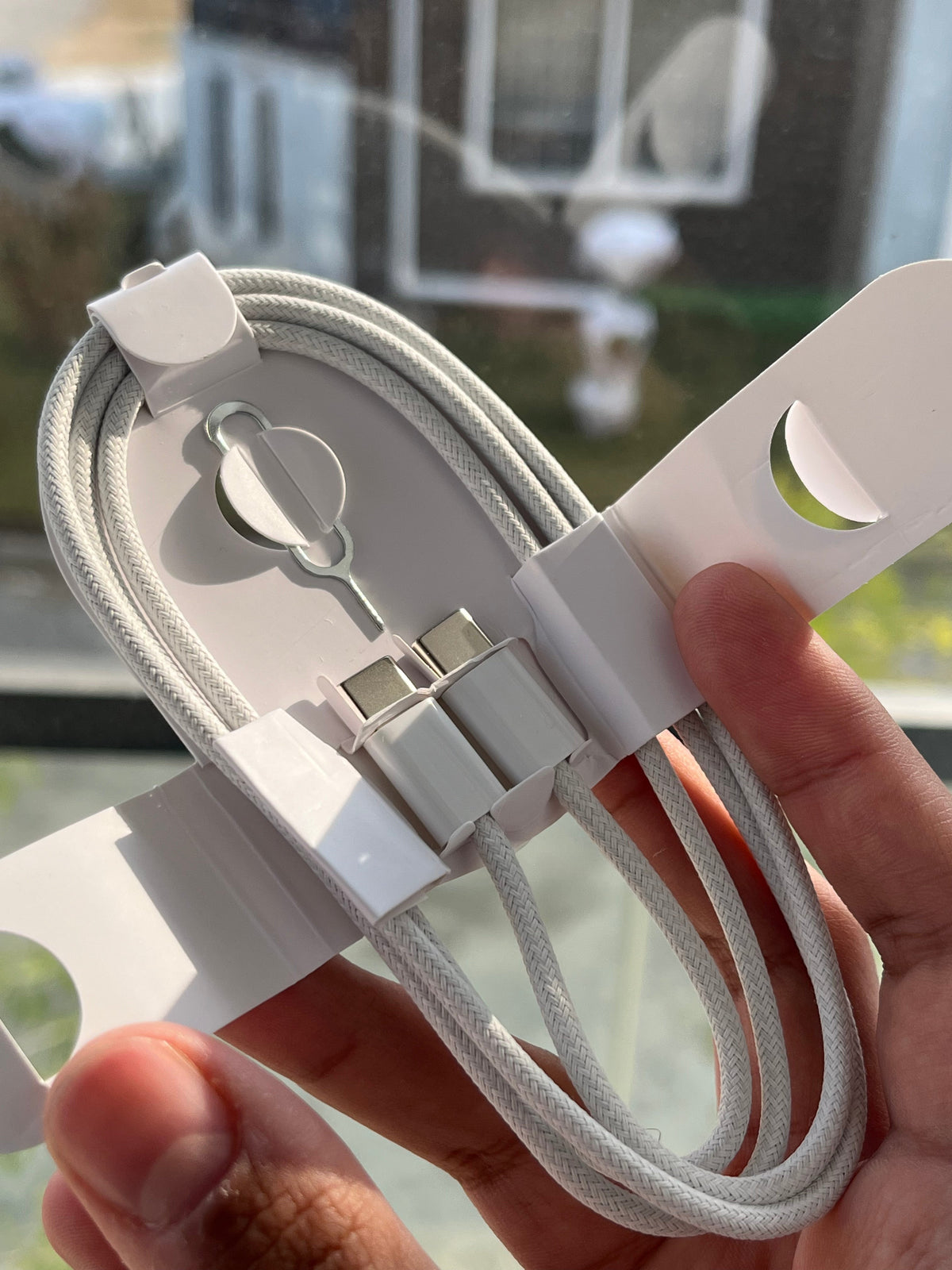 Braided USB-C to USB-C cable 1m – product image