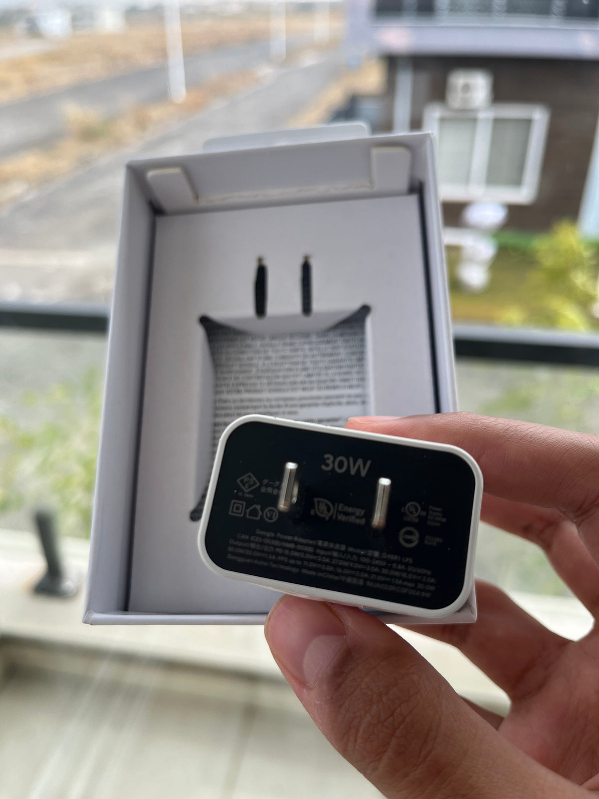 30W USB-C fast charger with Type-C cable – product image