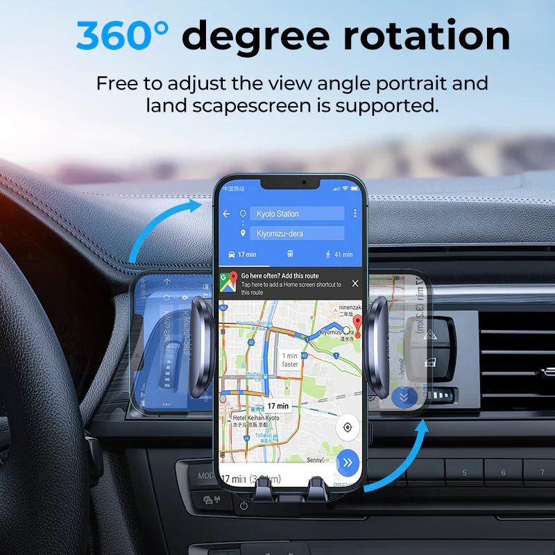 Joyroom JR-ZS241 15W wireless charging car phone holder – product image