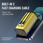 Orashare OT10CL 10000mAh transparent mini power bank – product image