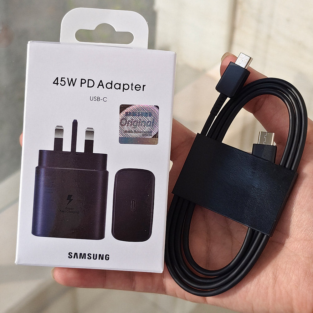 Samsung 45W power adapter with cable – product image
