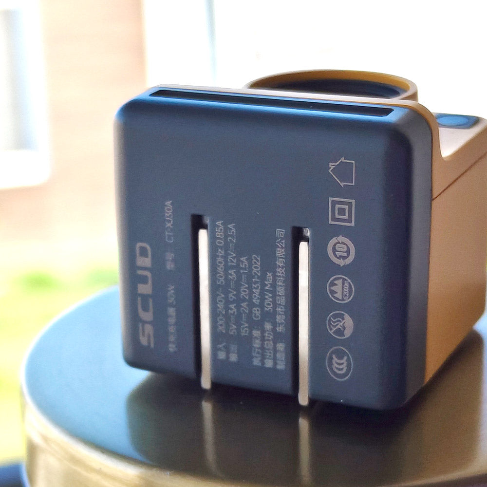 SCUD CT-A30A 30W fast charging USB-C wall adapter – product image