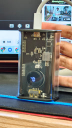 Orashare OT10CL 10000mAh transparent mini power bank – product image