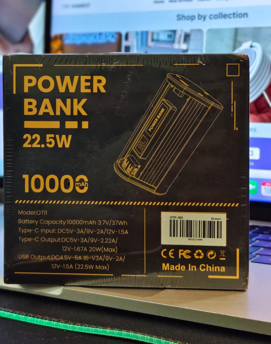 Orashare OT11 transparent mini 10000mAh power bank – product image