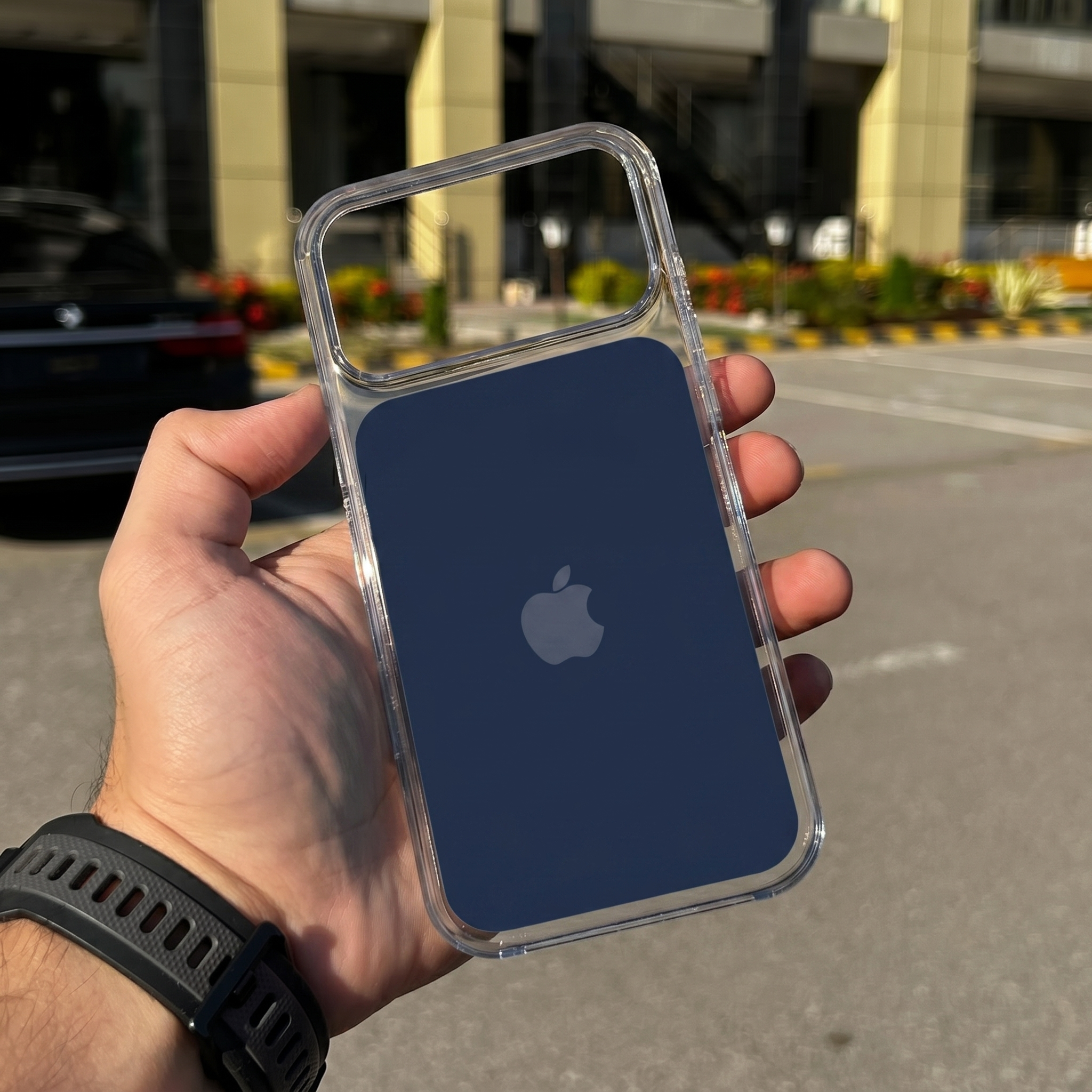 Apple Clear Case with MagSafe | Blue