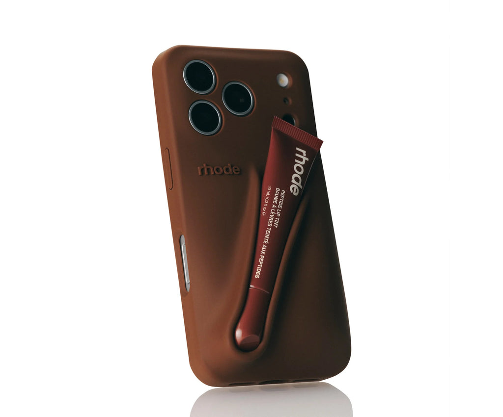 Rhode-Inspired Lip Case – Silicone Phone Case with Lip Balm Holder