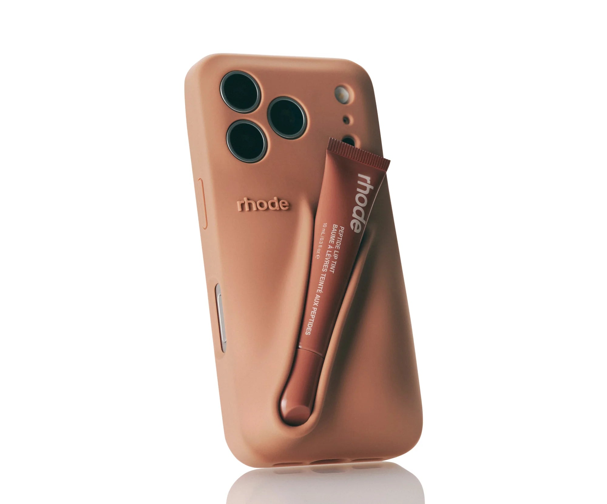 Rhode-Inspired Lip Case – Silicone Phone Case with Lip Balm Holder