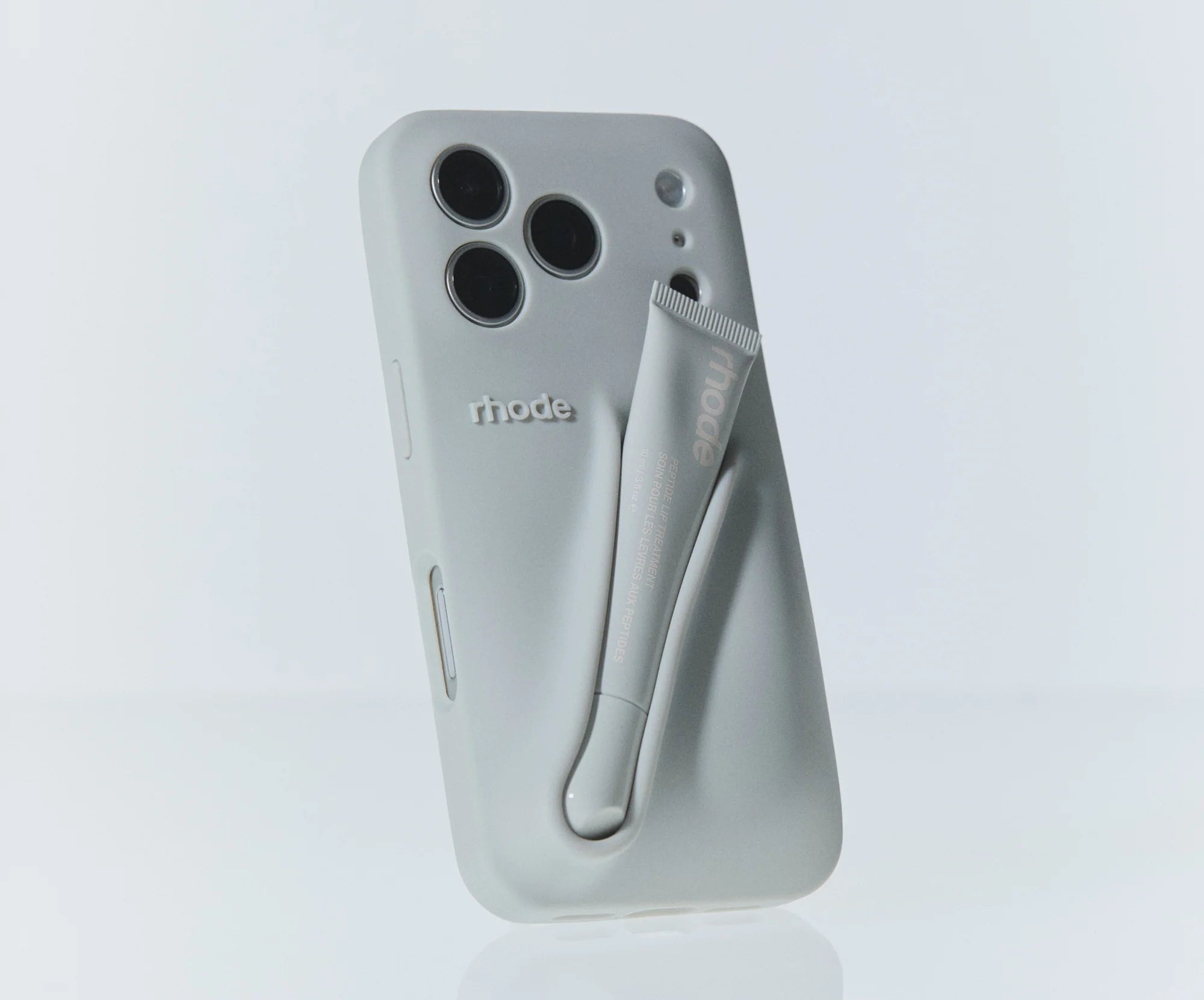 Rhode-Inspired Lip Case – Silicone Phone Case with Lip Balm Holder
