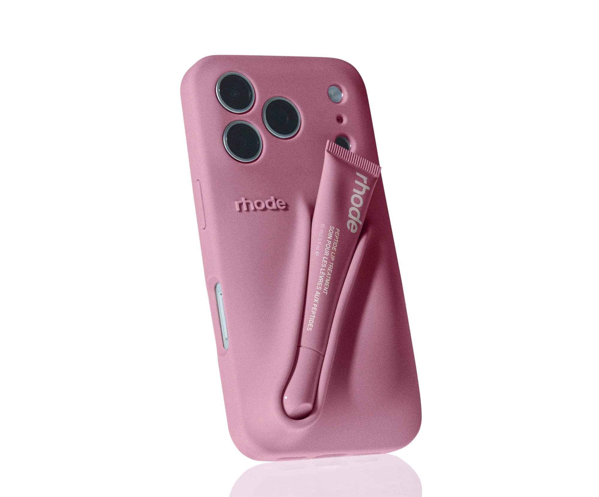 Rhode-Inspired Lip Case – Silicone Phone Case with Lip Balm Holder