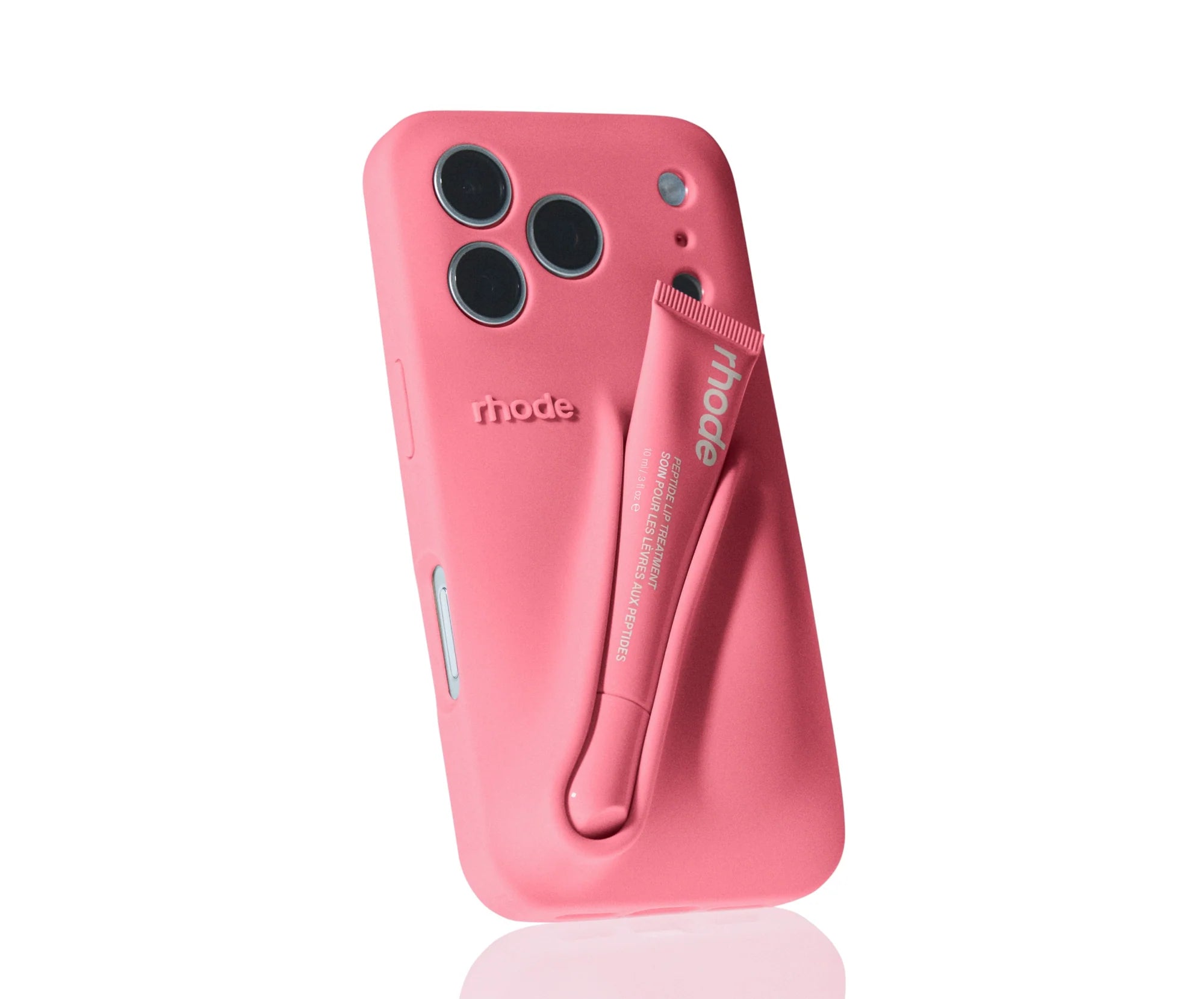 Rhode-Inspired Lip Case – Silicone Phone Case with Lip Balm Holder