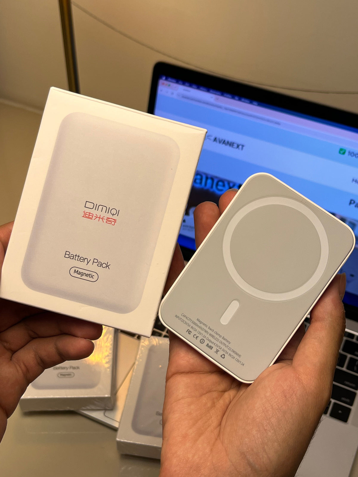 DIMIQI MagSafe 22.5W power bank – product image